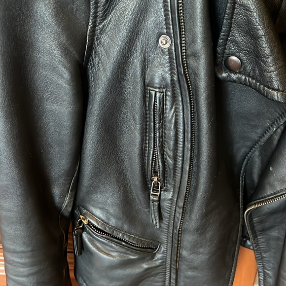 Zara leather jacket size small. Good condition - Picture 4 of 4